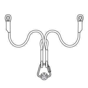 Line drawing of CMC Pro Bullnose Lanyard 