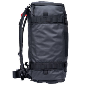 CMC Lotus Tech Back Pack Closed showing side with shoulding handles 