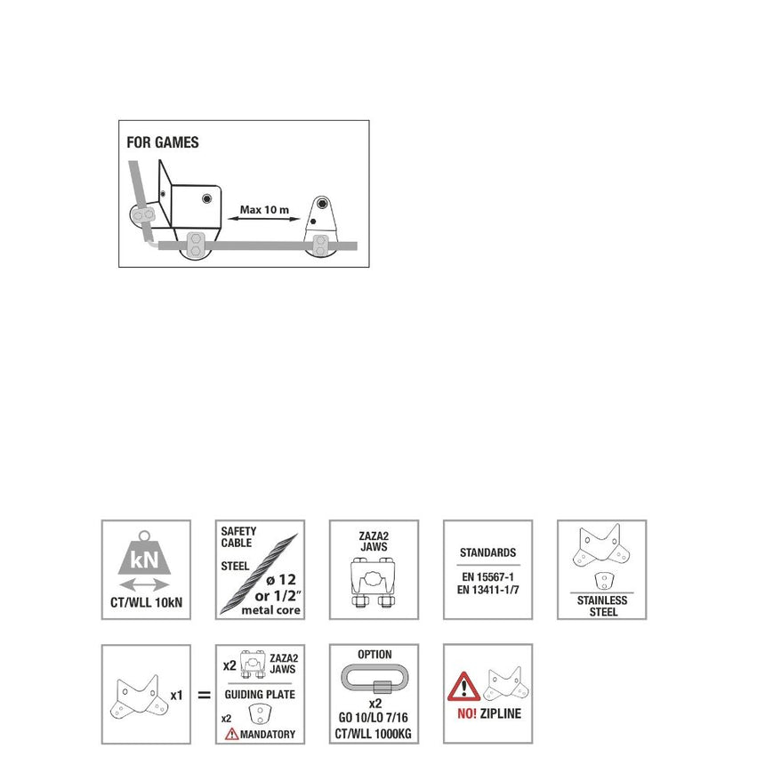 Kong Coudou Pro ZAZA2 Double Delta Plate