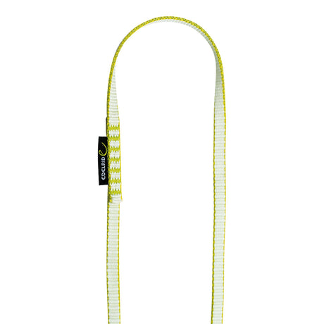 Edelrid High-Strength Dyneema Sling 11m in Oasis Colourways lime green and white 