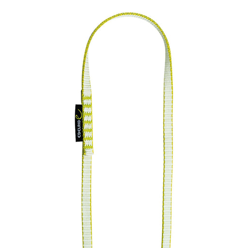 Edelrid High-Strength Dyneema Sling 11m in Oasis Colourways lime green and white 