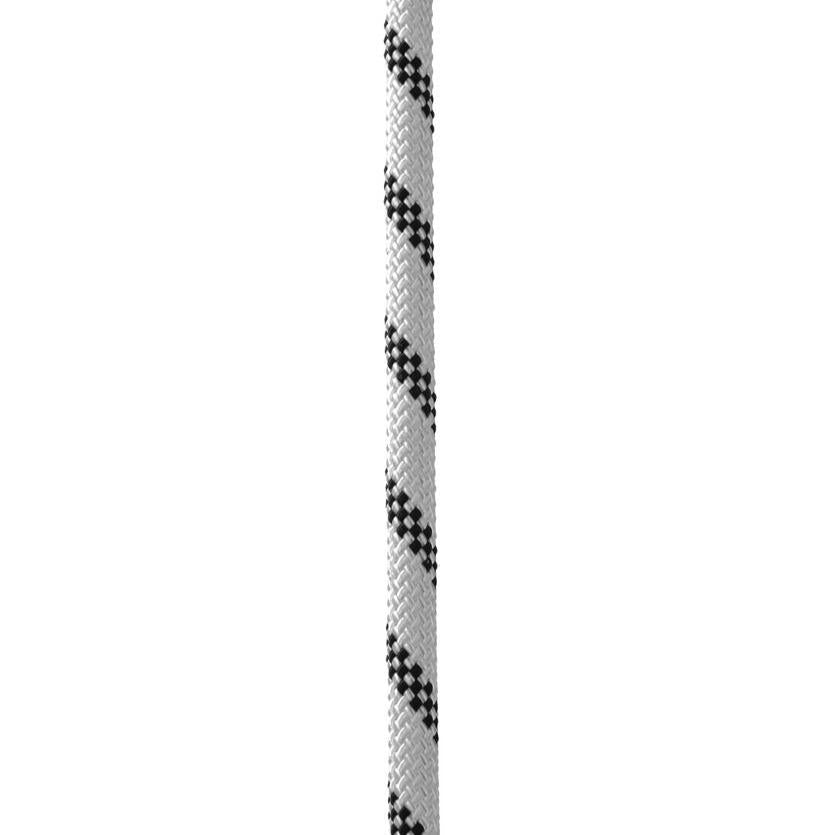 Edelrid Performance Static 11.0mm Rope in Snow white and black colourway 