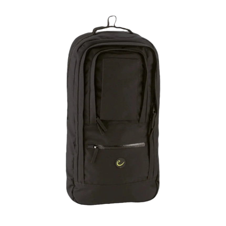 Front  view of Edelrid PPE 45 litre backpack in black 