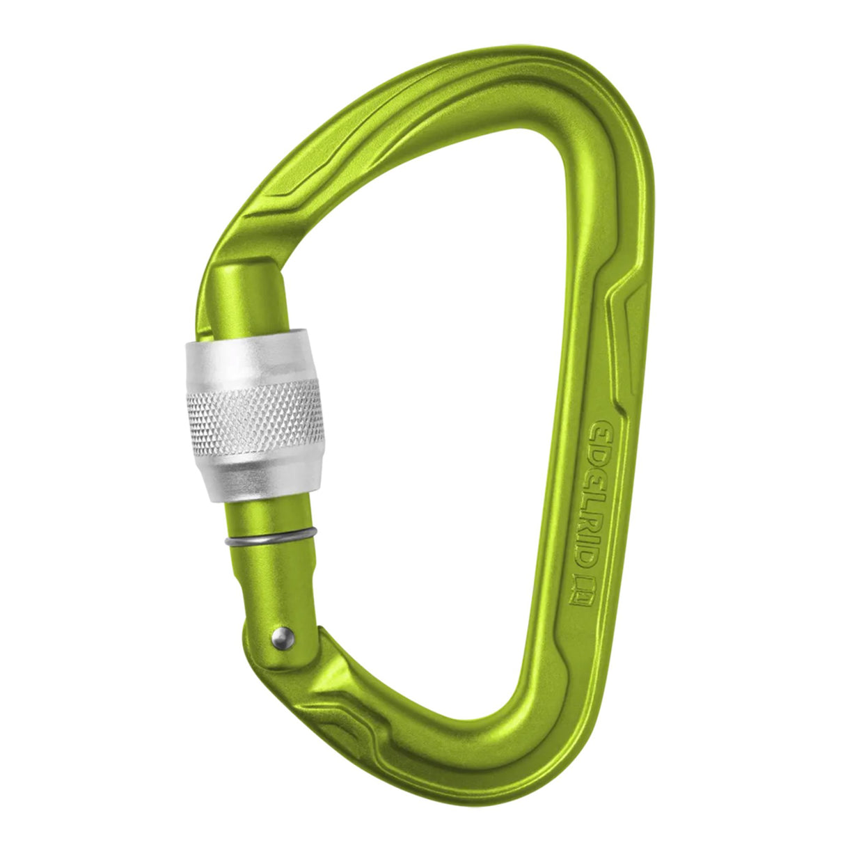 Oasis Lime Green  Edelrid Pure Screwgate Carabiner 