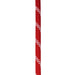 Edelrid Static Low Stretch 10.5mm Rope in Snow colourway red and white 