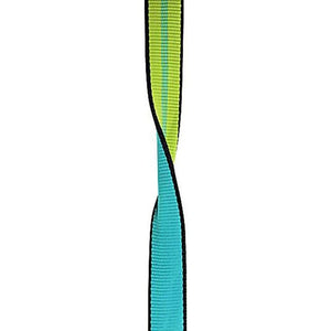Edelrid X-Tube 25mm Webbing oasis green and Icemint blue colourway 