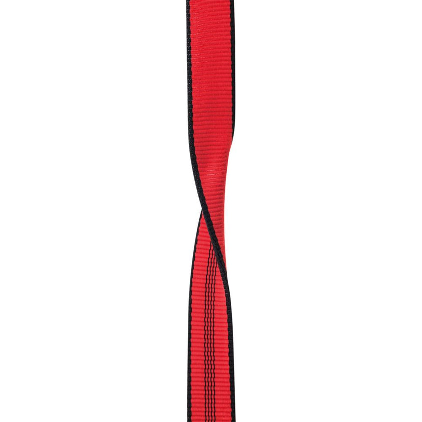 Edelrid X-Tube 25mm Webbing Red and Black Colourway 