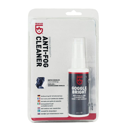 Gear Aid Goggle Bright Anti Fog and Lens Cleaner for swim, ski and snowboarding googles