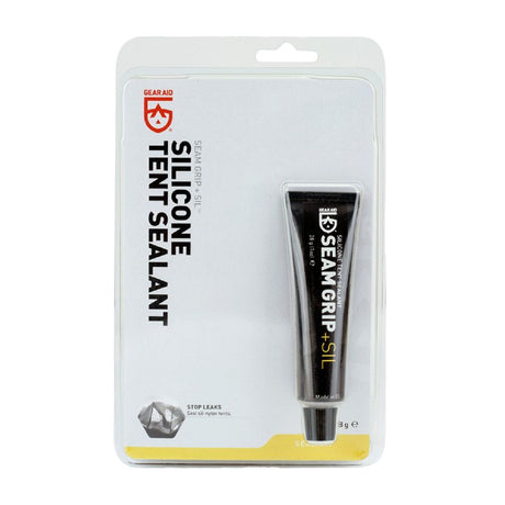 Gear Aid Seam Grip+ SIL Silicone Tent Sealant in Euro Hook Clamshell Packaging 