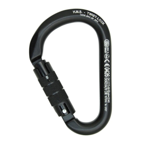 Kong HMS Classic Twist Lock Carabiner black