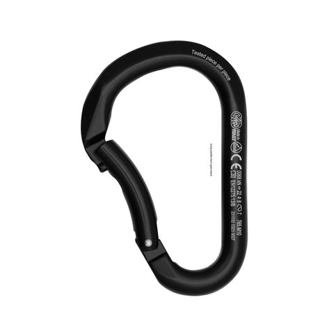 Kong Paddle Bent Gate Carabiner Black 