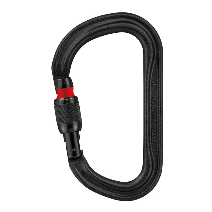 Petzl Vulcan Screw Lock Carabiner in Black Colour