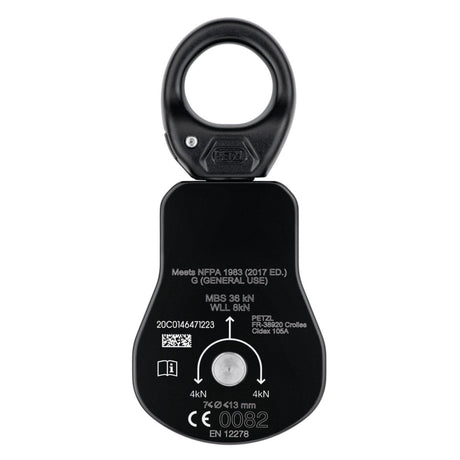Back view of Petzl Spin L1 Pulley 