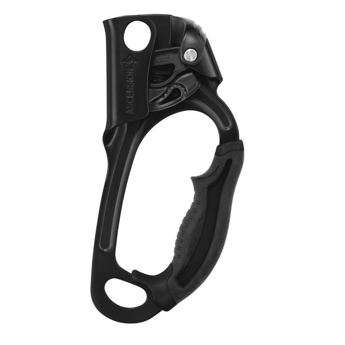 Petzl ASCENSION Right Handled rope clamp for rope ascents in Black 