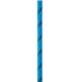 Close up of blue Petzl Axis 11 mm low stretch kernmantel rope, designed for work at height