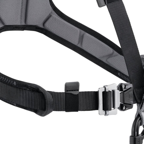 Petzl Chest Air Chest Rescue Harness Close up showing equipment loop on the sides make it possible to transport small equipment.