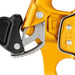Petzl Croll S Ascender catch is opened by pinching for simple, quick manipulation.