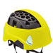 Petzl Strato Hi Viz Helmet  liner is designed in two parts: EPP (expanded
polypropylene) and EPS (expanded polystyrene) for reduced weight.