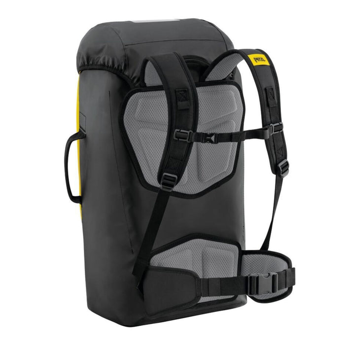 Petzl Transport 60  padded  back panel, shoulder straps, and waistbelt with thermoformed foam. Made to optimise comfort, even when carrying heavy loads.