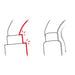 Petzl Vulcan Fluid interior design illustration.  Fluid interior design of VULCAN carabiners limits the risk of having a catch point and facilitates rotation of the carabiner.