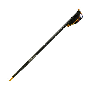 The Reach and Rescue Pole extended and displayed with its lightweight carbon composite design and secure locking system, ideal for professional rescue scenarios.
